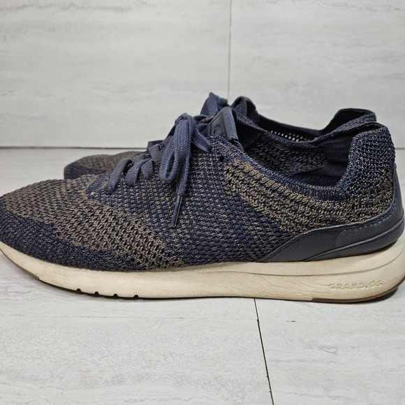 Cole Haan Grand Pro Stitchlite Sneakers Mesh Mens 10 M BLUE Knit - Picture 3 of 10